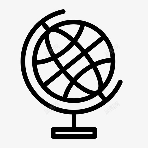地球仪桌面球仪图标svg_新图网 https://ixintu.com 地球仪 桌面 球仪