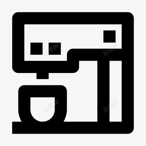 咖啡机意式咖啡机家用电器图标svg_新图网 https://ixintu.com 厨房电器 咖啡机 家用电器 意式 概述 电子产品