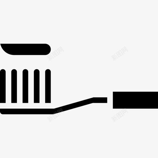 牙刷浴室24填充图标svg_新图网 https://ixintu.com 填充 浴室24 牙刷
