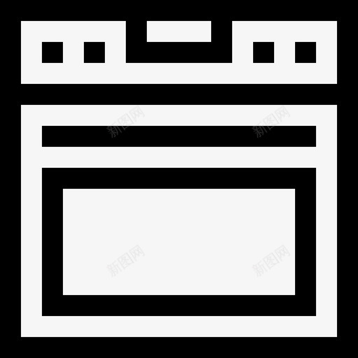 智能烤箱domotics17线性图标svg_新图网 https://ixintu.com domotics 智能 烤箱 线性