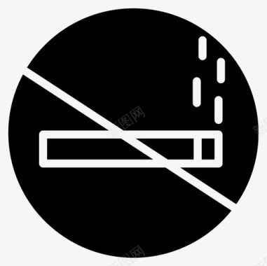 禁止吸烟133号酒店雕文图标图标