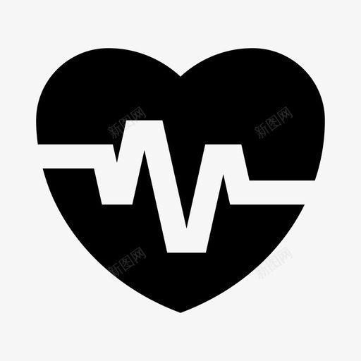 节奏有氧训练心脏图标svg_新图网 https://ixintu.com 坚实 心脏 心跳 有氧训练 节奏 运动3