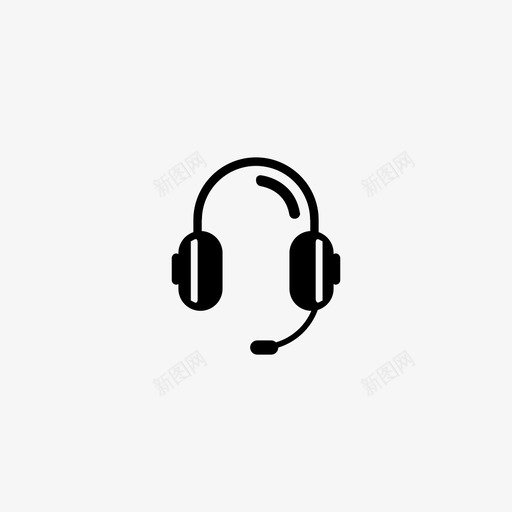 耳机游戏机网络游戏图标svg_新图网 https://ixintu.com 游戏机 网络游戏 耳机