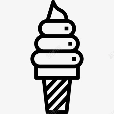 冰淇淋冰淇淋20直线型图标图标