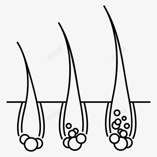 护发胶囊脱发图标svg_新图网 https://ixintu.com 护发 掉发 胶囊 脱发 预防
