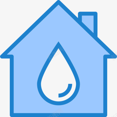 房子水管工工具10蓝色图标图标