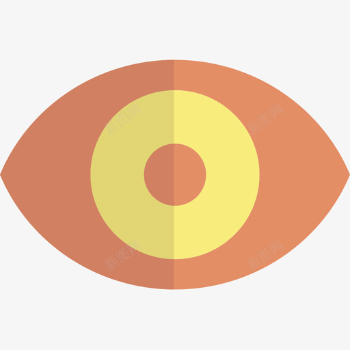 眼睛基本图标8平面svg_新图网 https://ixintu.com 图标 基本 平面 眼睛