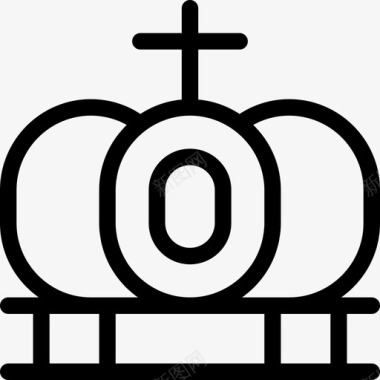 皇冠中世纪37直纹图标图标