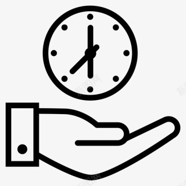 保存时间指针指针保持时间图标图标
