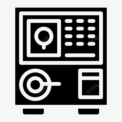 保险箱封闭式商业保险箱图标svg_新图网 https://ixintu.com 保险箱 商业保险箱 封闭式