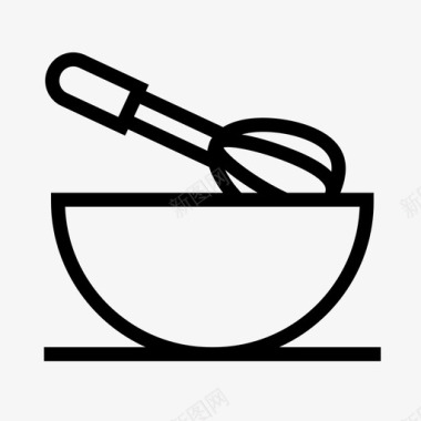 搅拌机碗厨房图标图标