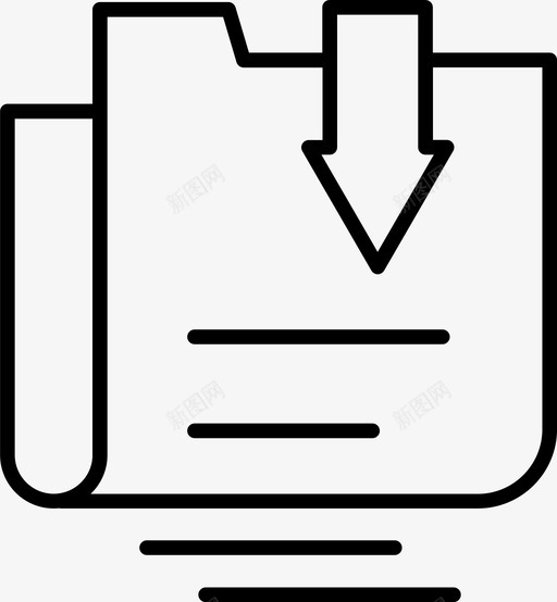 文件夹互联网图标svg_新图网 https://ixintu.com 下载 互联网 商业 文件夹 概念