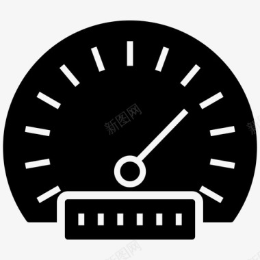 汽车里程表仪表板燃油表图标图标