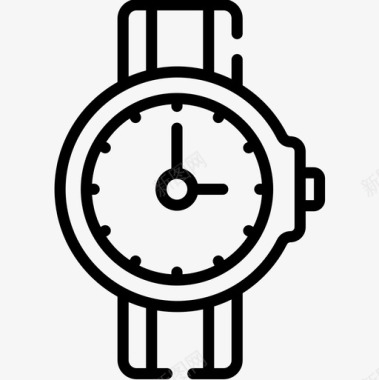 手表速度表时间2线性图标图标