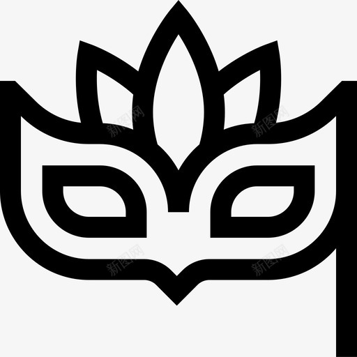 眼罩意大利17线性图标svg_新图网 https://ixintu.com 意大利 眼罩 线性
