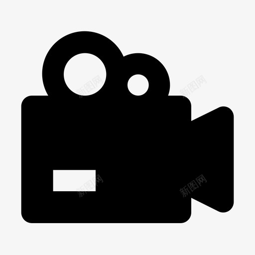 摄像机胶卷摄像机胶片录像机图标svg_新图网 https://ixintu.com 摄像机 电子字符24 电影摄像机 胶卷摄像机 胶片录像机