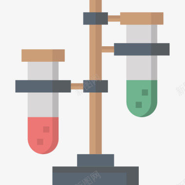 试管遗传学和生物工程2扁平图标图标