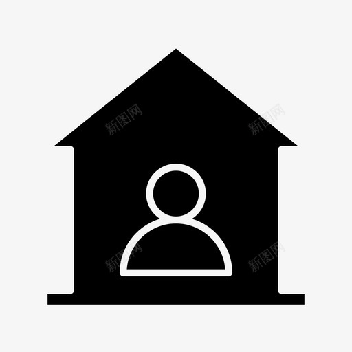 家房子在线图标svg_新图网 https://ixintu.com 在线 家 房子 网络字形