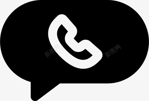 短信通话评论对话图标svg_新图网 https://ixintu.com 对话 电话 留言 短信 评论 语音 通话