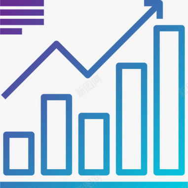 增加业务图表梯度图标图标