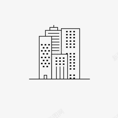 建筑城市工程师图标图标