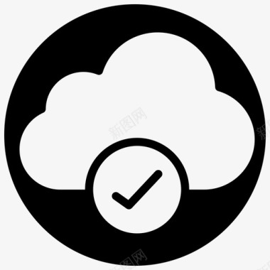 云安全受保护的服务安全的服务图标图标