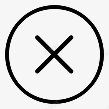 X (1)图标