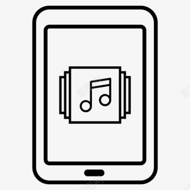 tablet音乐库收藏音乐收藏图标图标