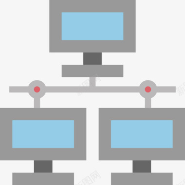 网络网络技术2平面图标图标