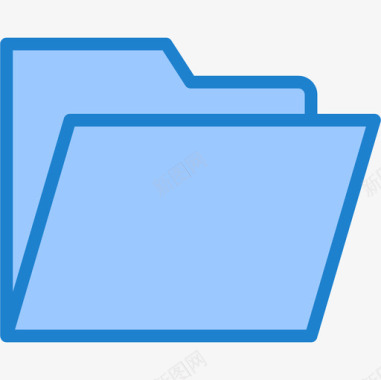 文件夹essentials45蓝色图标图标