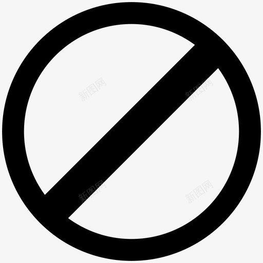 停止禁止标志图标svg_新图网 https://ixintu.com 停止 标志 禁止 箭头按钮