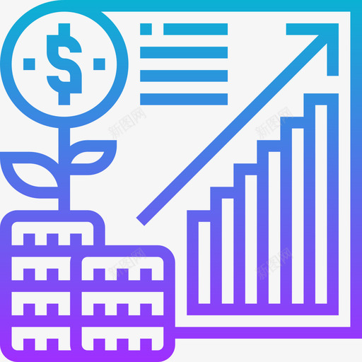 增长财务战略10梯度图标svg_新图网 https://ixintu.com 增长 战略 梯度 财务