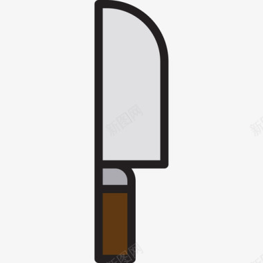 刀食品119线颜色图标图标