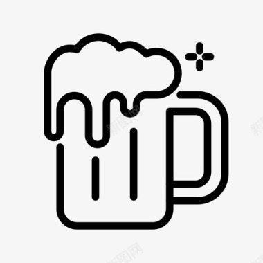 啤酒饮料派对图标图标