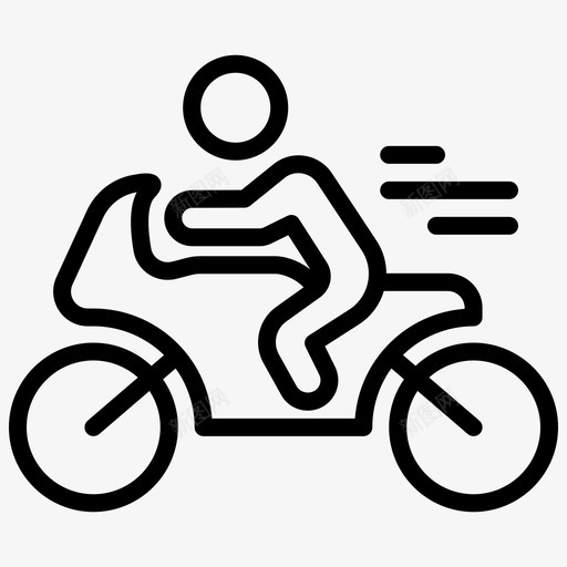自行车骑手头像自行车骑手骑手图标svg_新图网 https://ixintu.com 保险线矢量图标集 摩托车手 自行车骑手 自行车骑手头像 骑手
