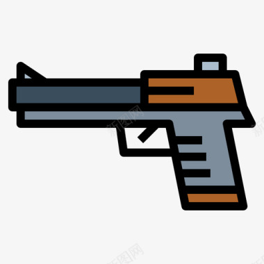 枪武器10线颜色图标图标
