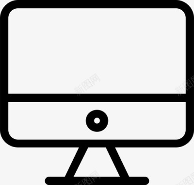 电脑显示器个人电脑图标图标
