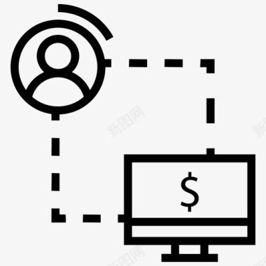 投资者银行家资本家图标图标