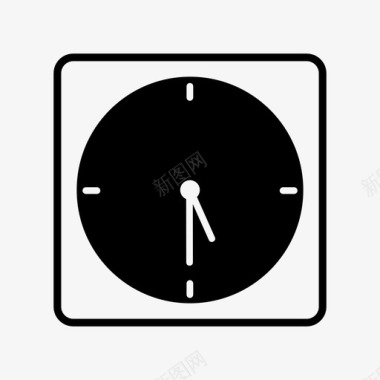 钟表广场时间和日期图标图标
