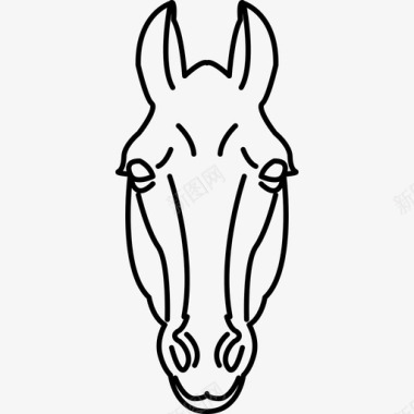 马动物驴图标图标