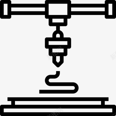 3d打印3d建模线性图标图标