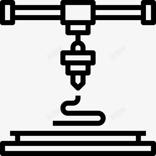 3d打印3d建模线性图标svg_新图网 https://ixintu.com 3d 建模 打印 线性