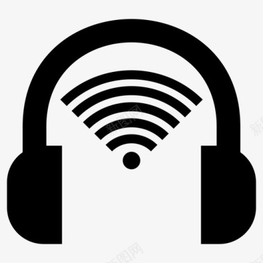 耳机音频客户服务图标图标