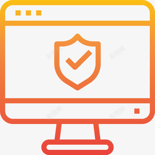 保护网站和windows界面3渐变图标svg_新图网 https://ixintu.com windows 保护 渐变 界面 网站