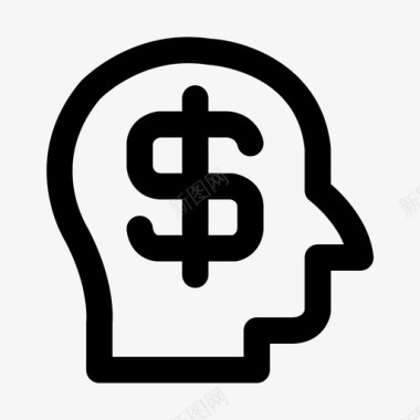 商业理念创意计划图标图标