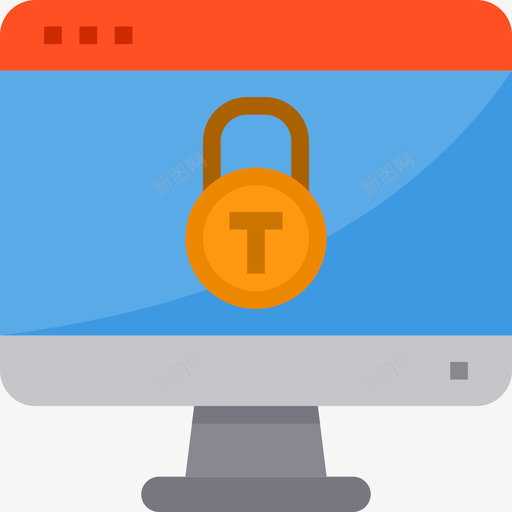 锁网站和windows界面4平面图标svg_新图网 https://ixintu.com 平面 网站和windows界面4 锁