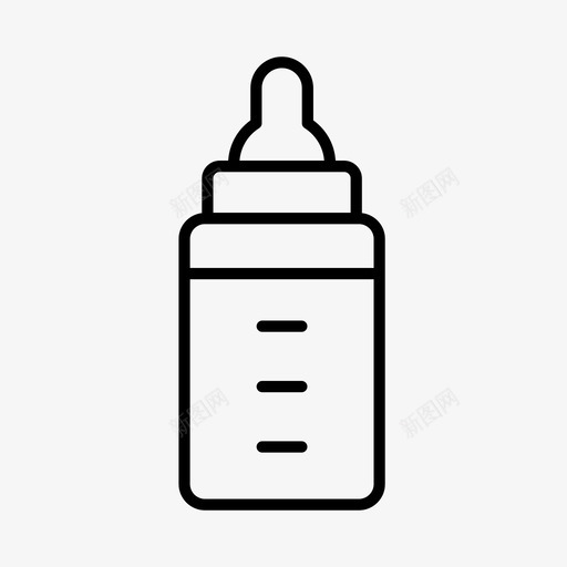 奶瓶孩子新生儿图标svg_新图网 https://ixintu.com 奶瓶 孩子 怀孕 新生儿