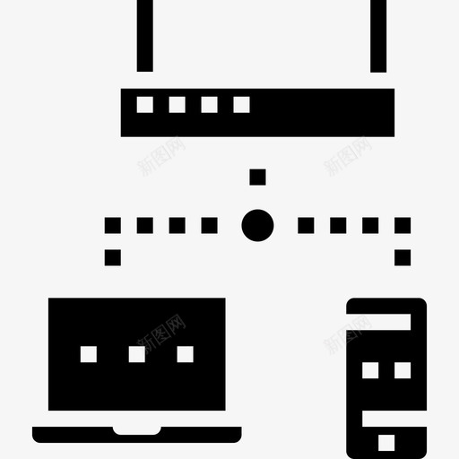 路由器网络和数据库21填充图标svg_新图网 https://ixintu.com 填充 数据库 网络 路由器