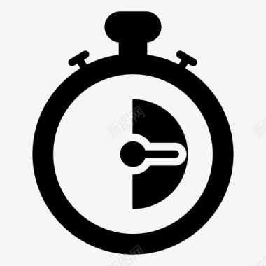 计时器运动时钟秒表图标图标
