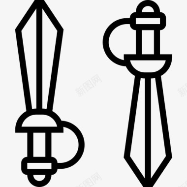 剑玩具19直线型图标图标